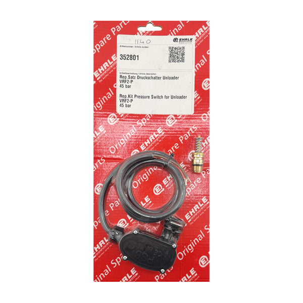 Ehrle Pressure Switch for Unloader VRF2-P 45 bar For HD 940, KD 1140 - 352801