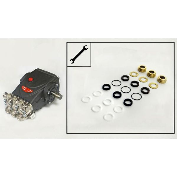 Ehrle HD 1140 High Pressure Pump Water Seal Kit with Leakage-Ring Ø20mm -361431