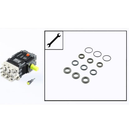 Ehrle Teflon Water Seal Kit 18mm For Hot Water upto 85°C For HDE 840, KS 823 - 571606