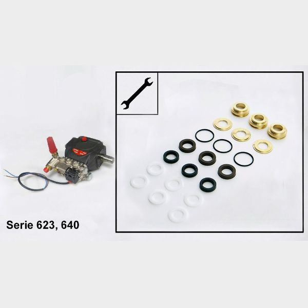 Ehrle HD 623 / 640 Water Seal Kit 15mm Inc Leakage Rings