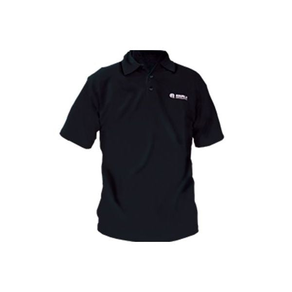 Black Polo Shirt With White Ehrle Logo (S - 5XL)