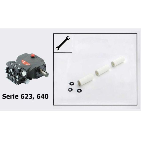 Ehrle HD 623 / 640 Ceramic Piston Kit 15mm