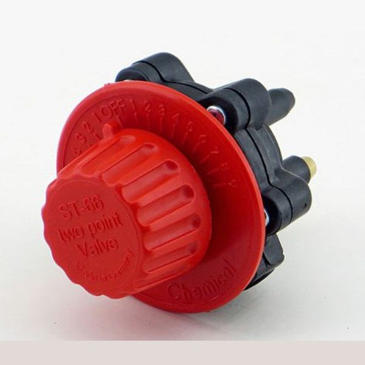 Ehrle Chemical metric valve 2-way ST66 red